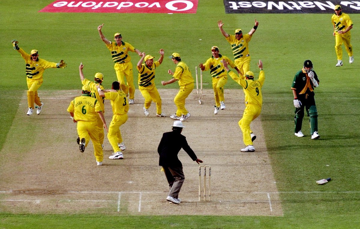 cricinfo's tweet photo. #OnThisDay in 1999, Lance Klusener set off on that fateful run...
https://t.co/JOKTQ6gY6O https://t.co/ZxoelWzkTf