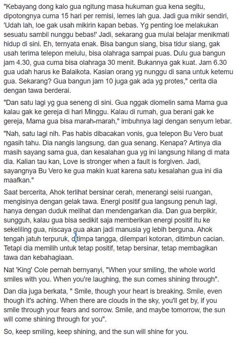 Viral Di FB: Cerita Inspiratif Dan Bikin Haru Michelle 