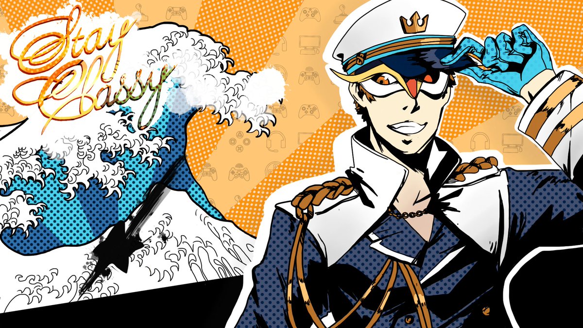 NekoSigma's tweet photo. My entry for NicoB's p5 contest! I had a lot of fun trying to emulate Soejima's style. #nicop5art https://t.co/mawlgnSi4z