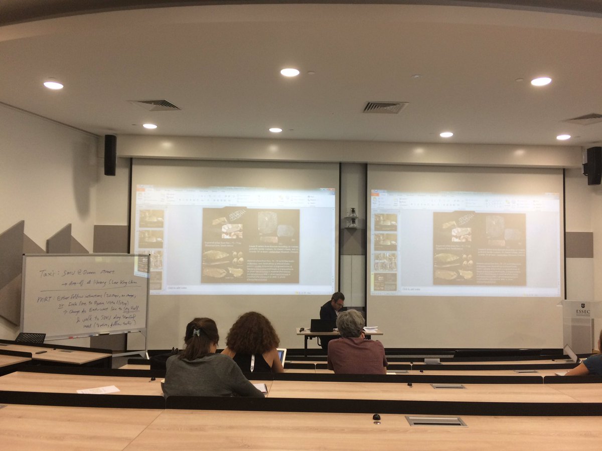 AlbaneGrandazzi's tweet photo. @WorkshopOAP #keynote #LambrosMalafouris #thinging : the act of thinking with, through, and about things #roleofthebody https://t.co/n8Z5zzGJEb