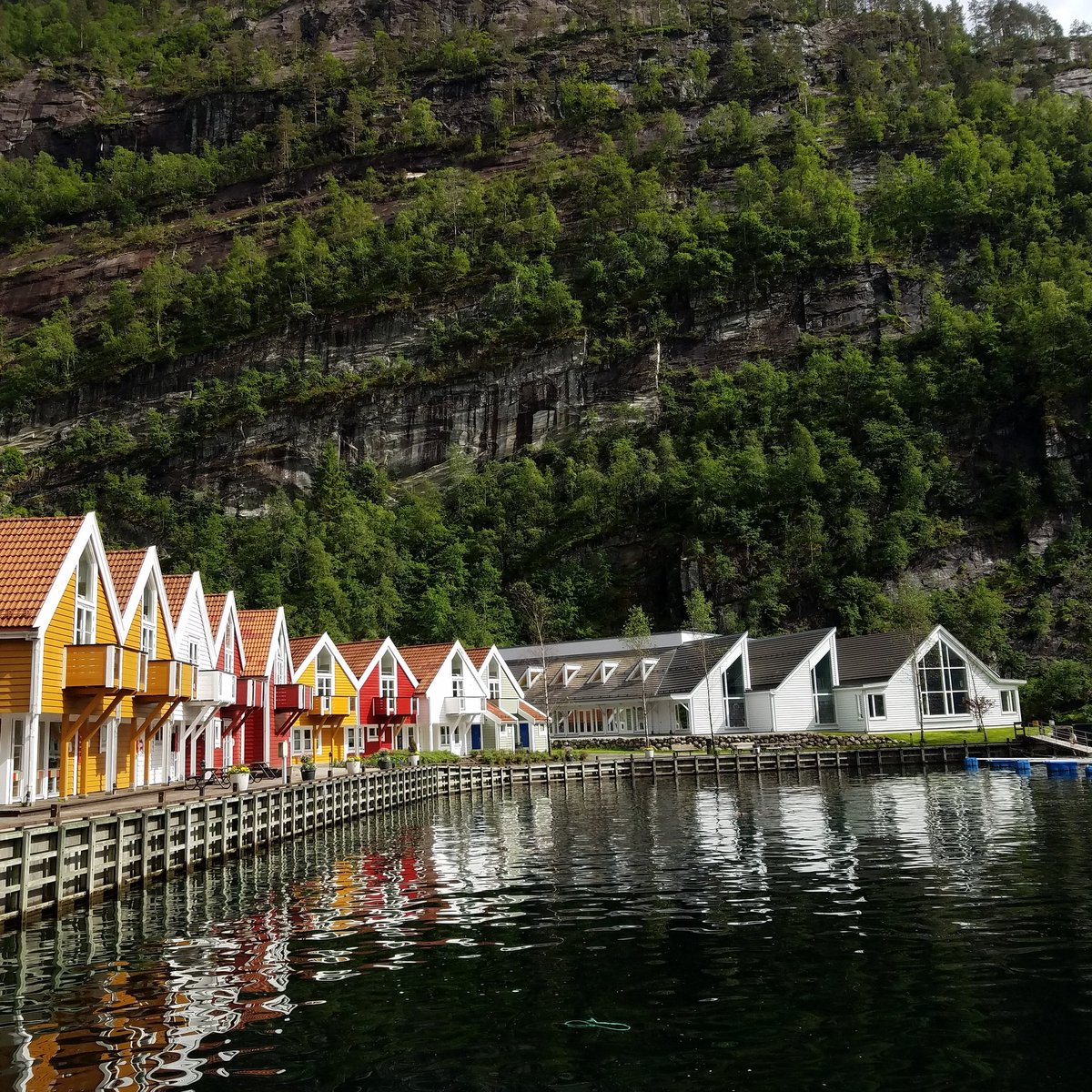 Modalen on the Mo #fjord in the West coast of #Norway. It was kind enough not to rain.