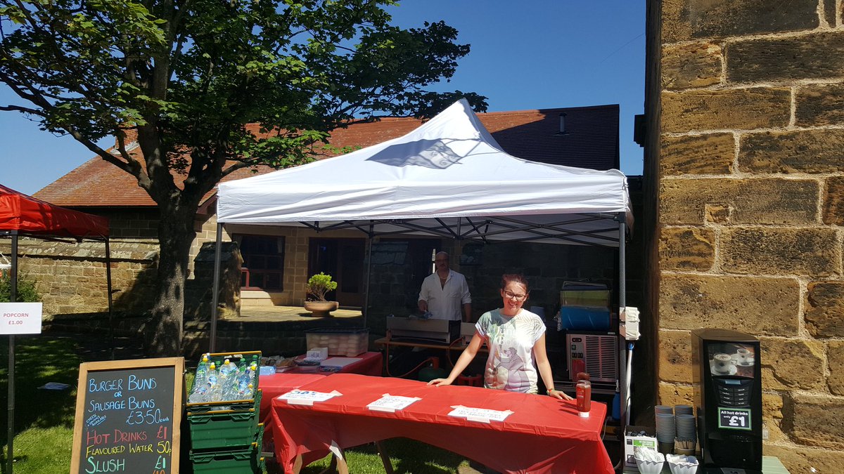 SparSaltburn's tweet photo. All set up for a beautiful day fundraising @LeonardCheshire @SPARDSAP @SPARintheUK #ThereForYou https://t.co/xOHCkbdTfc