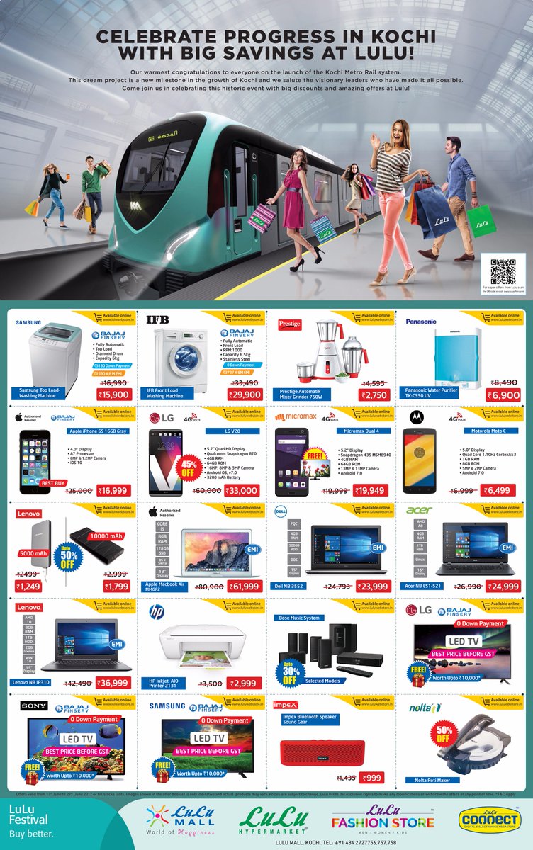 lulu hypermarket offers today kochi