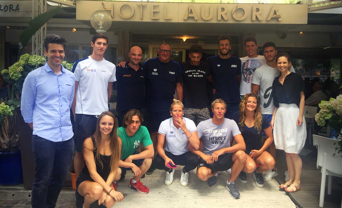 auroramerano's tweet photo. Proud to have you as our guests! Olympic winners/participants Gregorio Paltrinieri &amp; Gabriele Detti, Jan Micka &amp; the other superb athletes https://t.co/U0s5WjX0ym