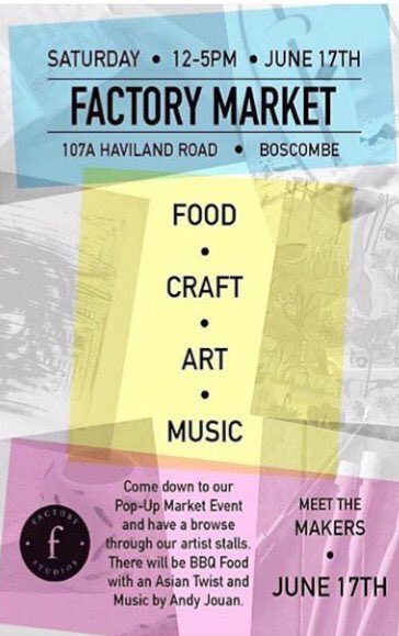 lateforthesun's tweet photo. Head down to @factorystudios1 in #Boscombe for the #factorymarket Saturday... all the best #food #art #craft and #music 🎭🎶 https://t.co/aCQxiKlljj