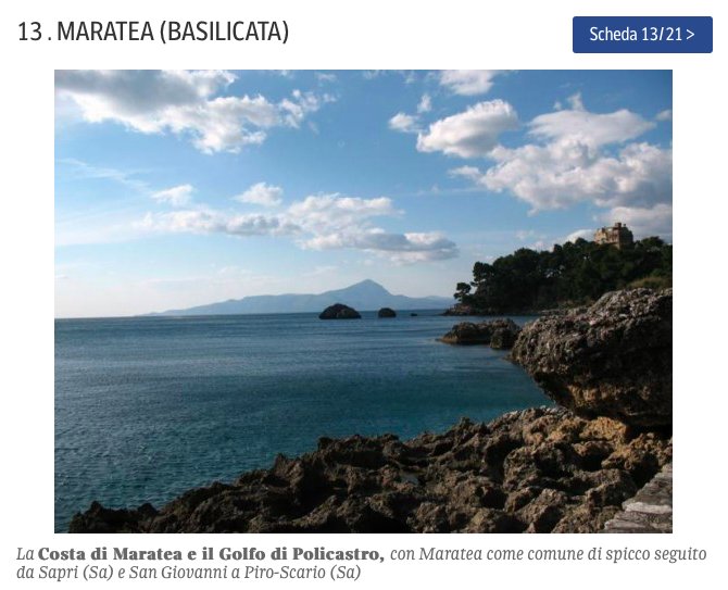 #Maratea premiata con le 5 Vele da <a href="/Legambiente/">Legambiente</a> tra le migliori località di mare per vacanze di qualità #Basilicata viaggi.corriere.it/viaggi/eventi-…