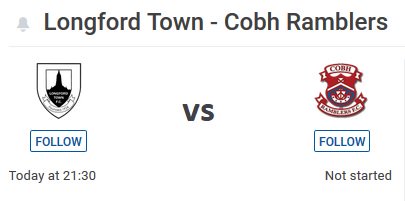 checkyourodds's tweet image. Longford v Cobh Ramblers TIP ! 
Double chance : X2 is 1.57
Link-&amp;gt; goo.gl/hGHVFo
#bettingtips #bettingpicks