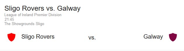 checkyourodds's tweet image. Sligo Rovers v Galway United TIP !
OVER 2.5 GOALS is 1.95. 
Link-&amp;gt; goo.gl/VWxw25
#SSEAirtricityLg #bettingtips #bettingpicks