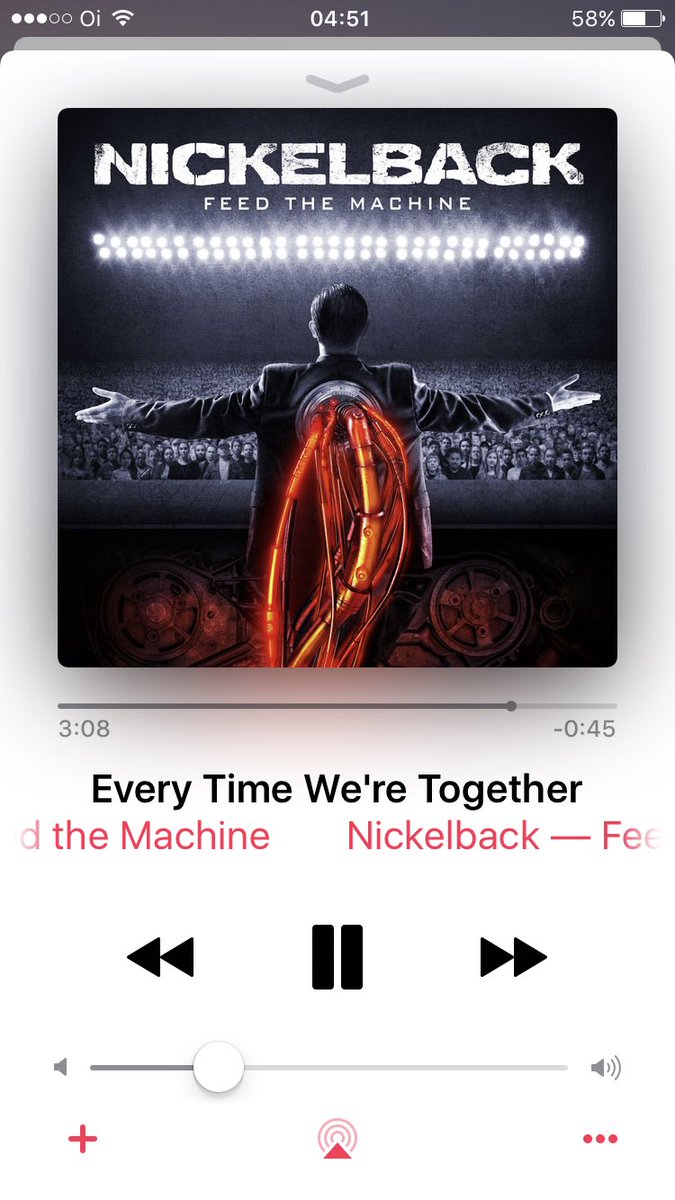 _gmartinez's tweet photo. Meu @Nickelback tá vivo ❣️ #FeedTheMachine https://t.co/X5ODK6txUg