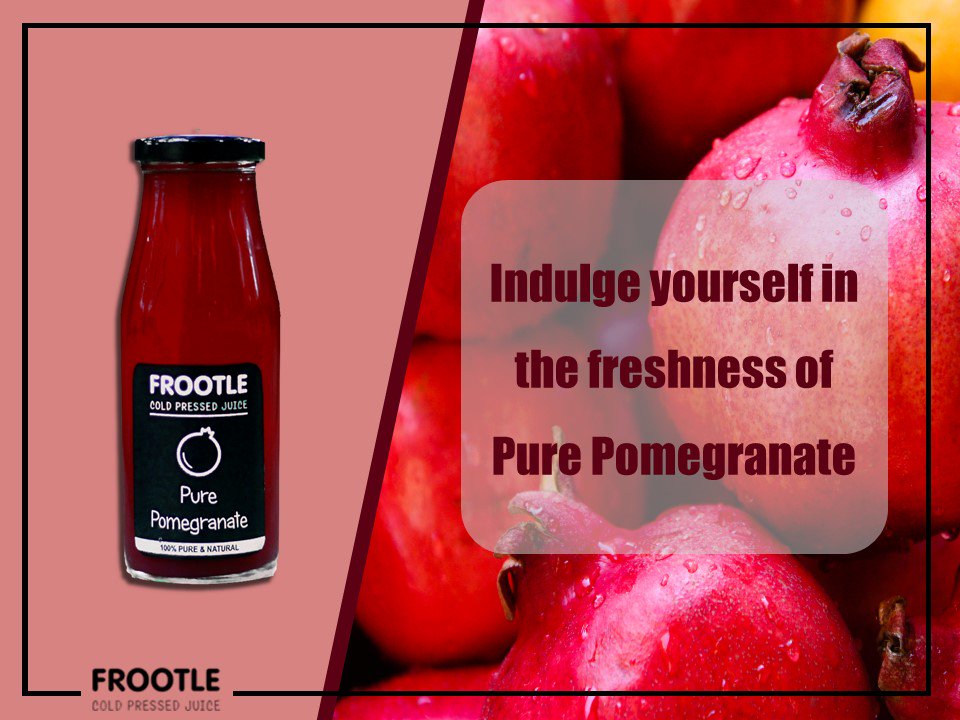 letsfrootle's tweet image. Life's good with Pure Pomegranate!
#letsfrootle #healthyaddiction #coldpressedjuice
