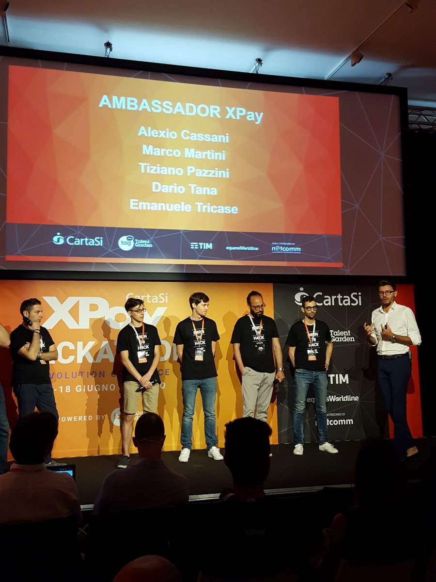 F. Sferruzzi <a href="/TalentGardenit/">Talent Garden Italy</a> presenta i 5 Ambassador #XPayHackaton di #CartaSi