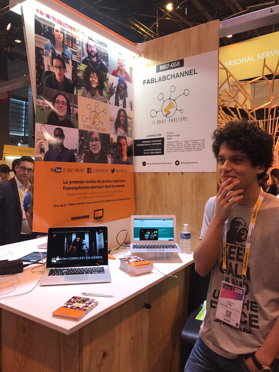 Plus humains que robots, Venez voir les vidéos des <a href="/HautParleurs_/">Les Haut-Parleurs</a> stand <a href="/orange/">Orange</a> #vivatech