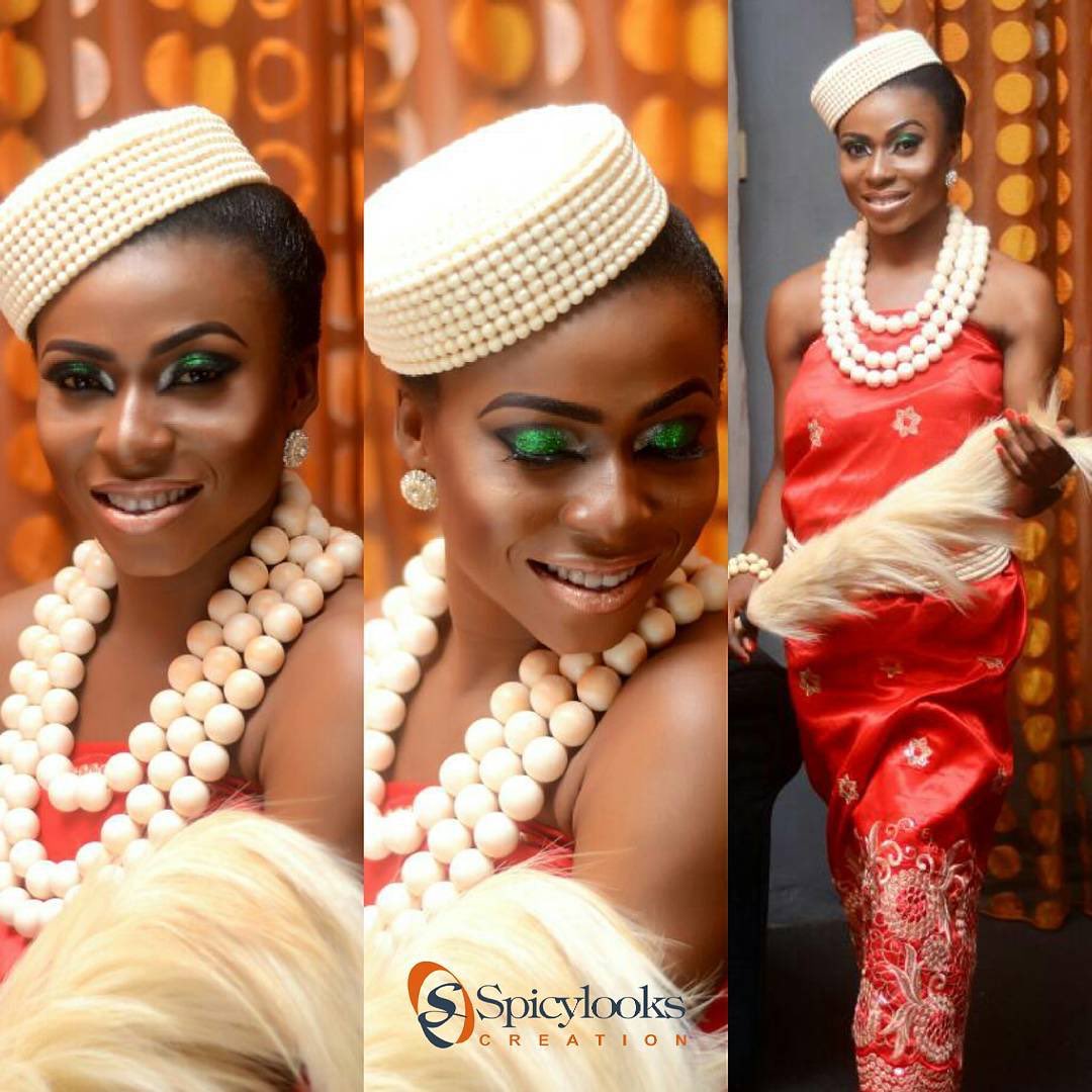 stringweddingng's tweet image. #beautifulbride #nigerianbride #nigerianwedding #bride #stringmynaijawedding #makeup by @spicylookscreations