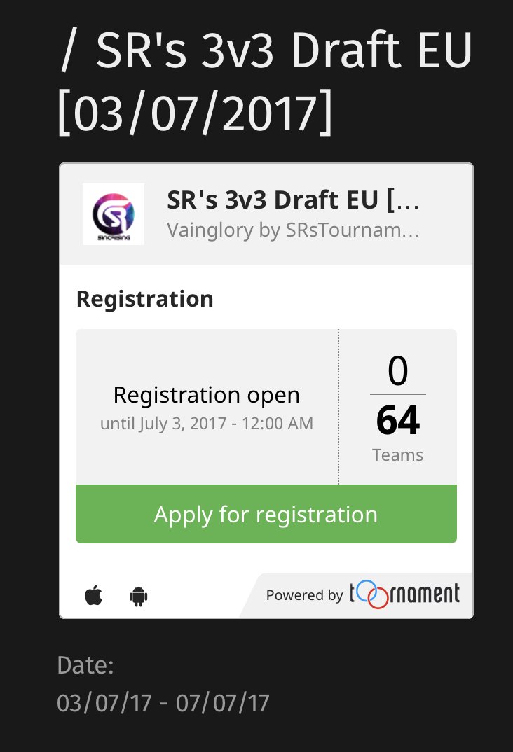 sincrising's tweet photo. 🏆WIN UP TO 10.000 ICE PER TEAM🏆
Register for the upcoming Tourney [3.7-7.7] here➡️ https://t.co/QtODPCfsTS ⬅️
🎥Streamed by HitNotFar🎥
Share https://t.co/BwXOhEs6Xa