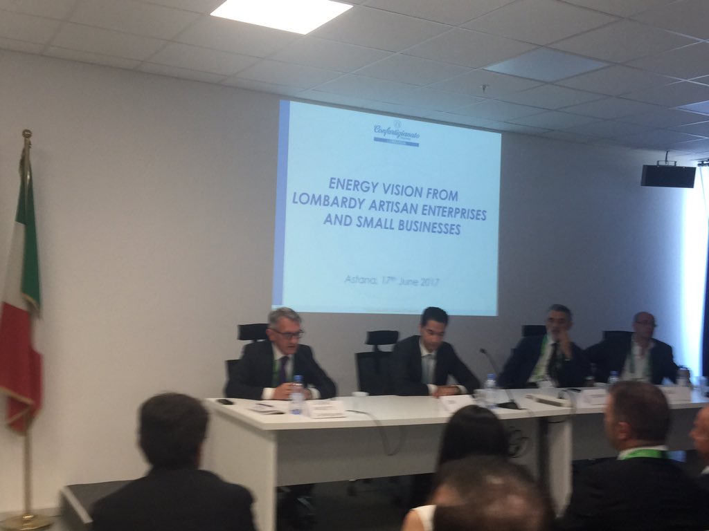 ConfartigLomb's tweet photo. @EXPO2017Astana #ConfartigianatoadAstana
#CEnPi #SettimanaperEnergia #network di imprese strumenti per #business #MPI #FutureEnergy https://t.co/8yQLVIi42j