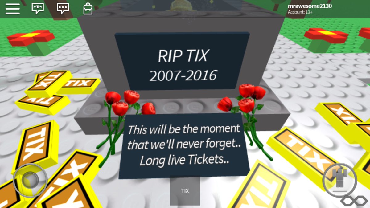 ProGamer4Ever11's tweet photo. @asimo3089 @Roblox hopefully they bring them back #riptix ๐ฟ๐ฟ๐๐๐ https://t.co/aZkg4HZWPe