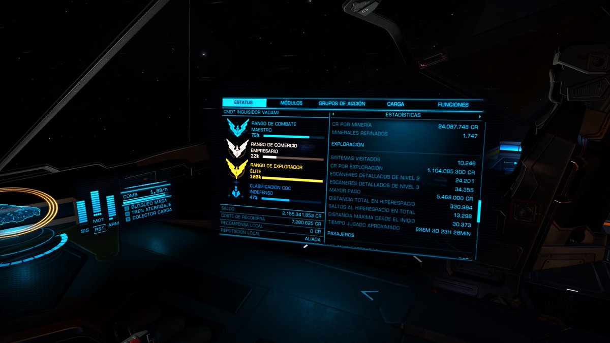CmdrVadami's tweet photo. Logro Desbloqueado 🏆🎮: Ganar 1.000 Millones en exploración.

#EliteDangerous https://t.co/1cD7oPVVKd