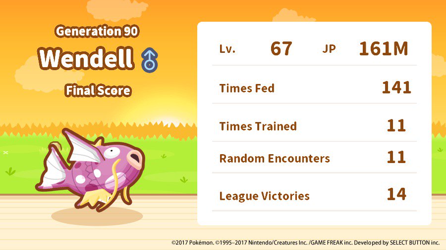renegademaria's tweet photo. Wendell reached its
max level! Whooeeee! #Magikarp https://t.co/rlIdC3FNdg https://t.co/7p7yNv80lQ