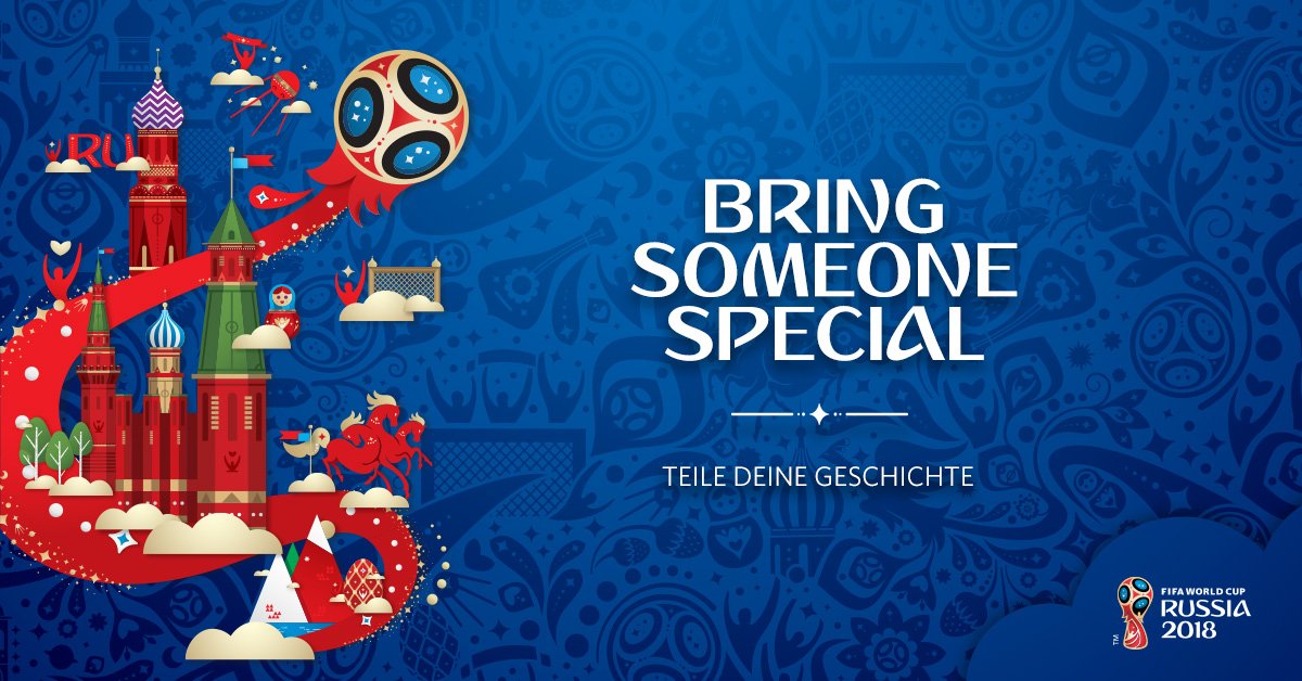 fifaworldcup_de's tweet photo. Bring jemanden mit und gewinne eine Reise zur #WM2018! #ConfedCup https://t.co/TpGGFCrwkr https://t.co/Dz4dmmqInx
