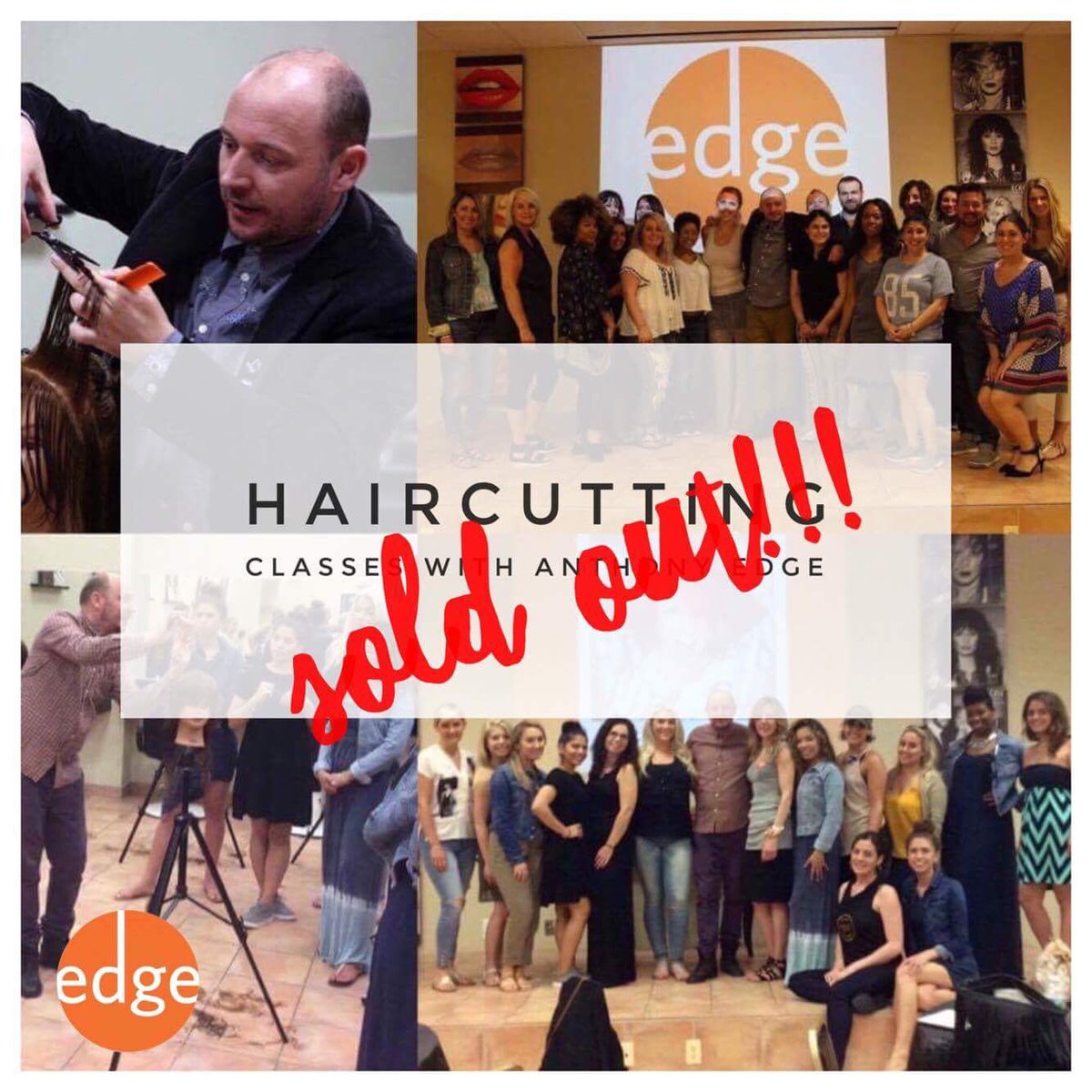 AnthonyEdge74's tweet photo. It's non-stop for us at #EDGE74 with SOLD OUT cutting classes, our calendar is nearly full for 2017 #EDGEducation #AnthonyEDGE https://t.co/SEeiM0KY7n