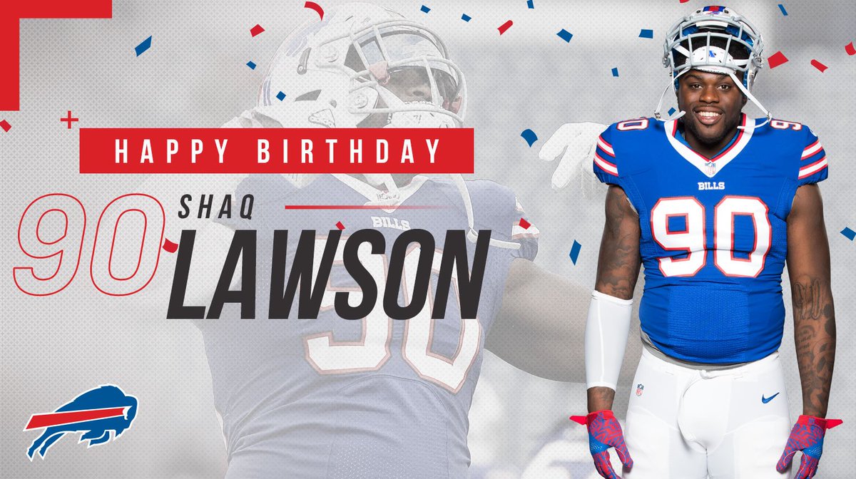 Happy 23rd birthday, @Shaq_Lawson90!Bills fans, help us wish #90 a great da...
