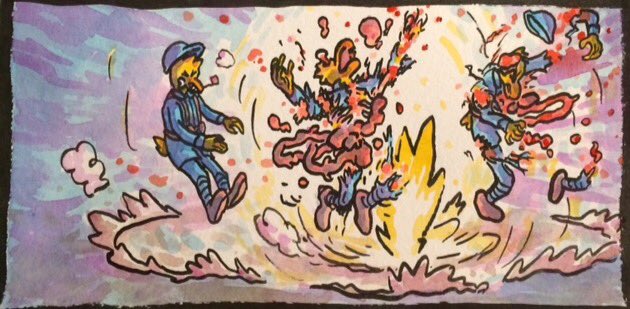 #comics #ww1 #watercolor