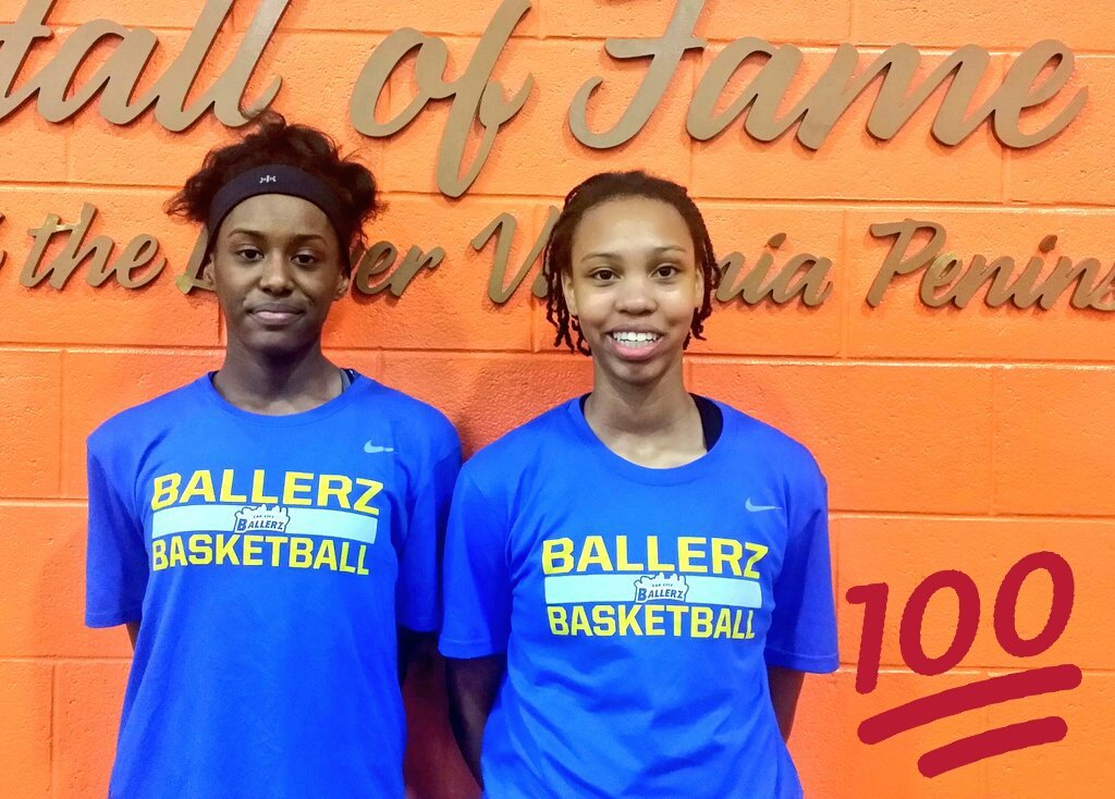 PassThaBall's tweet photo. These two 2021's!! Iyanna Rogers 6'1 and Sharese Pittman 6'0 for Cap City Ballerz! Can bring the ball up,pass, block shots, etc #BooElite64 https://t.co/G6fUnnpQaC