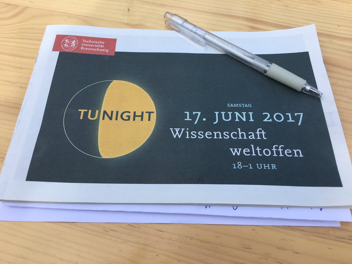 #TUNight2017 in #Braunschweig - wir sehen uns ab 18 Uhr auf der Hauptbühne <a href="/tuBraunschweig/">TU Braunschweig</a> 😉