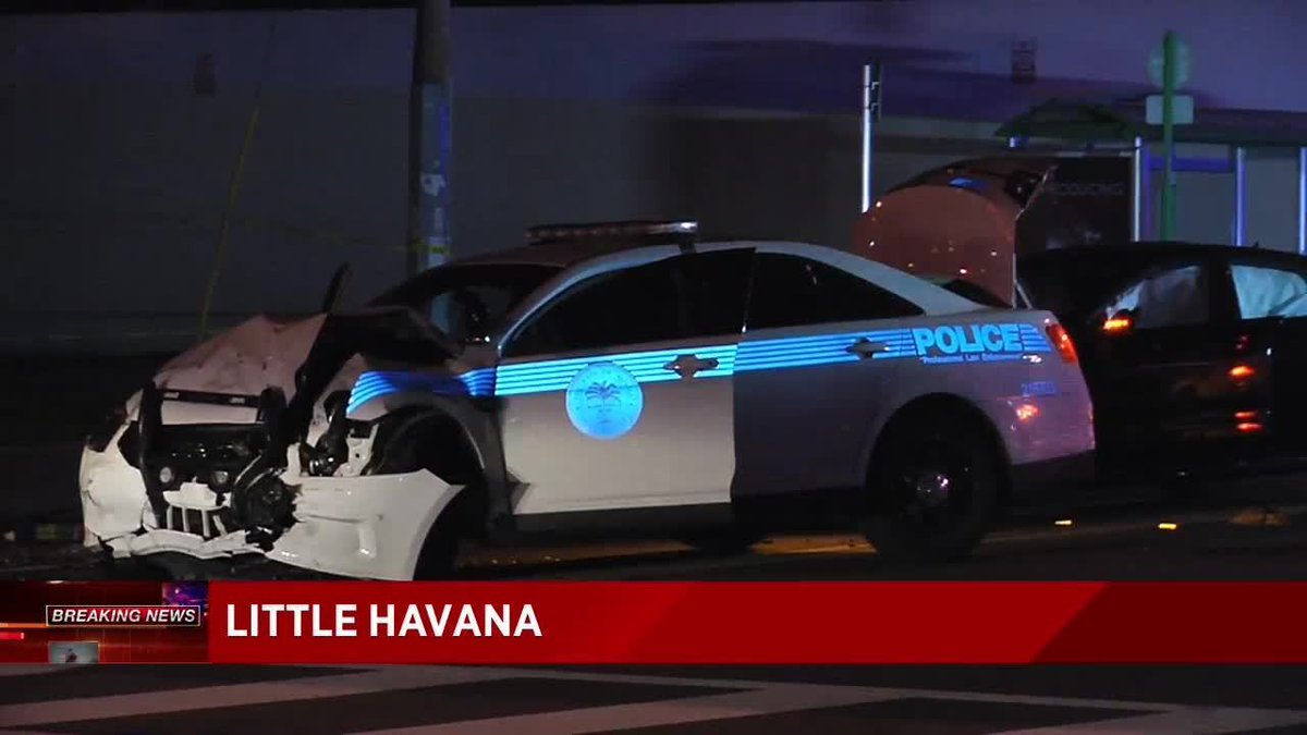 1 dies in 3-vehicle crash involving a police officer in Little Havana bit.ly/2tdD586 https://t.co/wcEghmGhHR