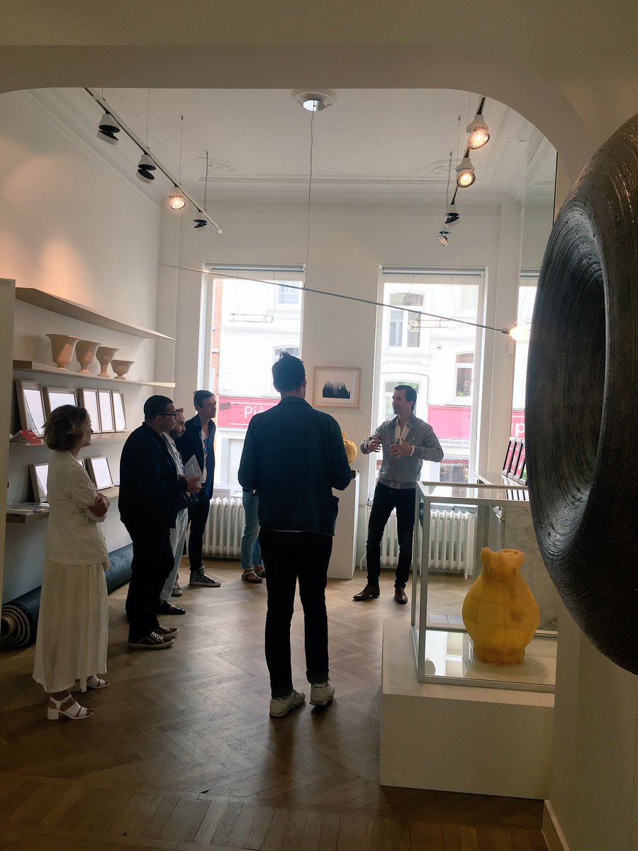 CoirierLise's tweet photo. Press meeting at #spazionobilegallery @tomaslibertiny #chronosophia #soloshow until 17 September @designseptember https://t.co/D9UIB3cZfd