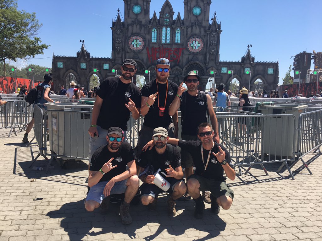 motszik's tweet photo. Une partie de l'équipe #motszik est au #hellfest pour une journée en enfer en attendant l'annonce de la programmation dimanche soir... https://t.co/xqvJvorkph