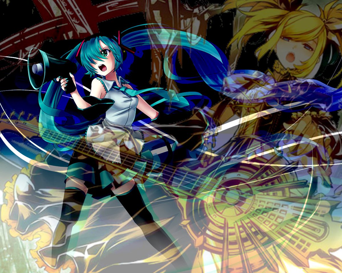 Uzivatel M Aria 猫光 Na Twitteru 初音ミク 鏡音リン 炉心融解ver の壁紙作って見ました 保存はご自由にどうぞ 保存する時に出来ればいいねor Rtいただけたら嬉しいです W どっちでもいいです ボカロ壁紙 ボカロ 初音ミク 鏡音リン