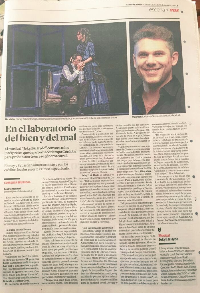 <a href="/eluzalazar/">Eluney Zalazar</a> y <a href="/sebasvitale/">Sebastian Vitale</a> hoy en @VOScomar <a href="/LAVOZcomar/">LAVOZcomar</a> con <a href="/Jekyll_Hyde_Arg/">Jekyll&HydeArgentina</a> está noche #saladelasamericas <a href="/MaximilianoPita/">Mashi23</a> <a href="/Autoentrada1/">Autoentrada</a>