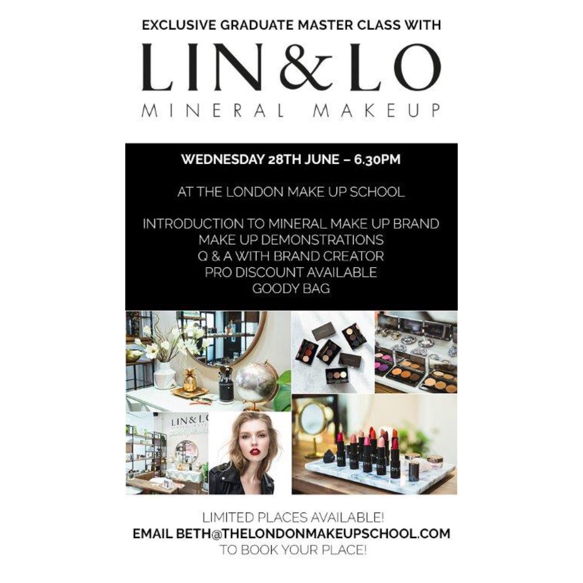 LDNHairAcademy's tweet photo. We're so excited for our upcoming EXCLUSIVE graduate master class with @linandlo on Wednesday the 28th of June! #findyourinspiration https://t.co/EfkjdHqCW9