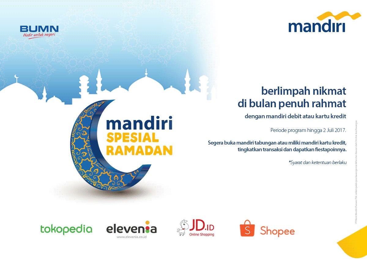 masdalipa_hrp's tweet photo. Kapanpun, dimanapun mandiri saja. Bantu retweet ya, biar bisa dapatin #mandiriTHR  dari @bankmandiri https://t.co/ehDJxndxhg