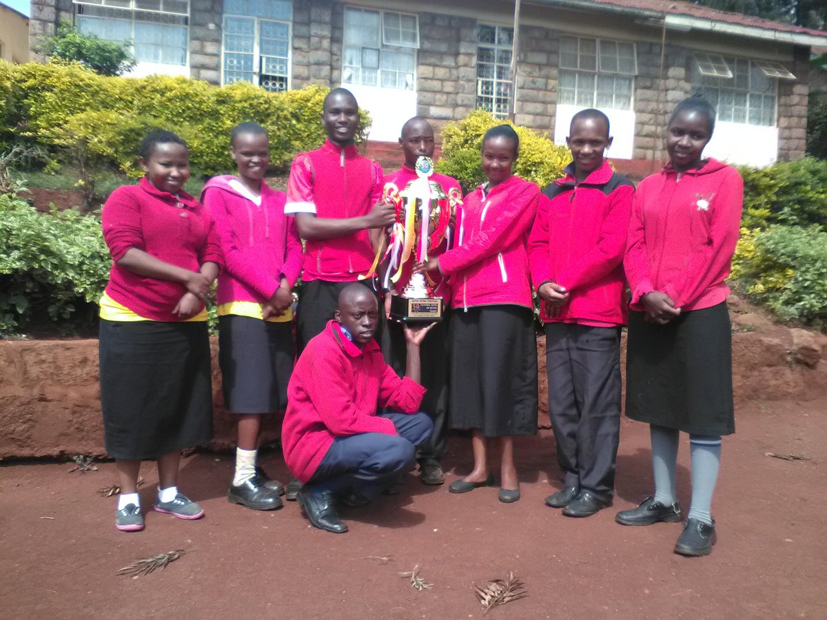kambui_HI's tweet photo. The deaf can enjoy music. Kambui sec sch learners celebrating their win in Kenya Music Festival https://t.co/sId3aswhve