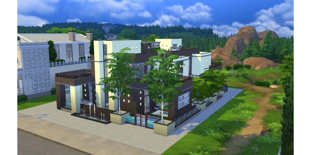 O_C_Ann's tweet photo. New "Teen Lounge" #simmar #TheSims4 https://t.co/8aDODK1zzd