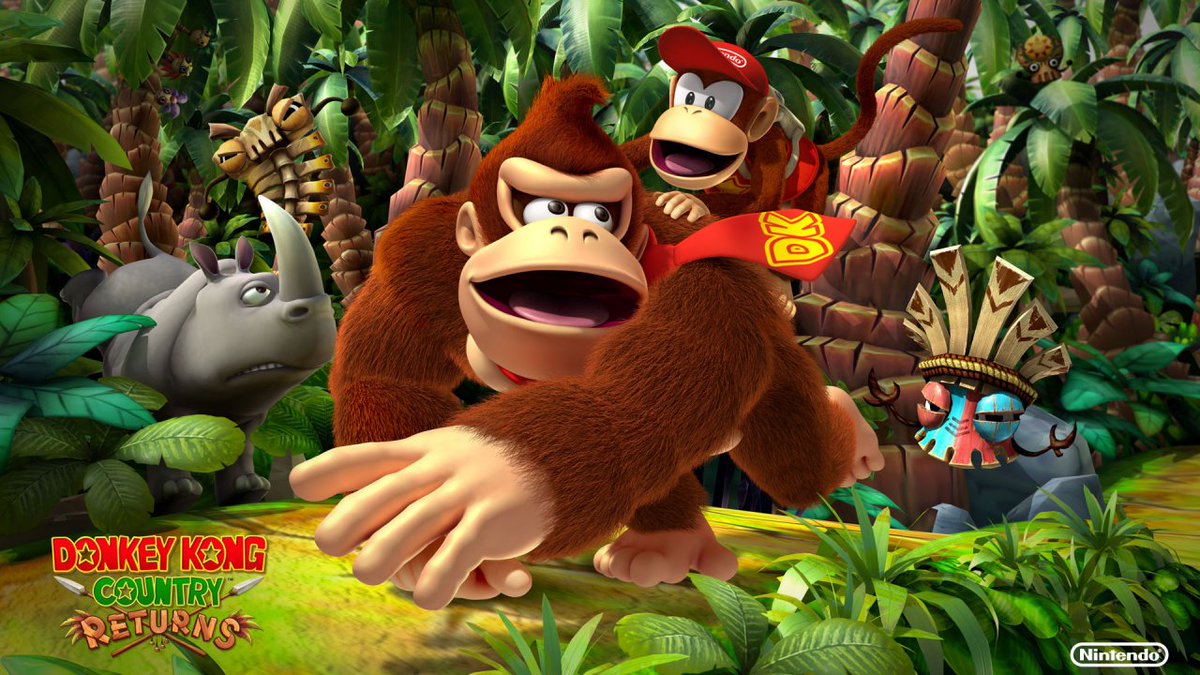 NintendoPlanet1's tweet photo. Donkey Kong Country Returns! stunning graphics and new layers of depth to the world! https://t.co/FaTSEN3HAG https://t.co/yZs6ylZRa3