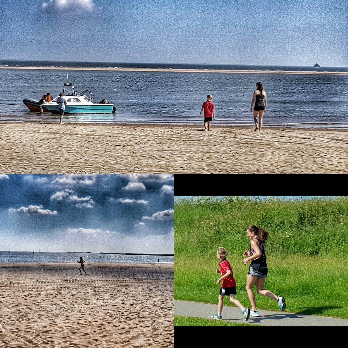 _karen1980's tweet photo. Enjoying the sun #runsomewherenew @cleeparkrun @CleethorpesUK @chicks1978 https://t.co/VONrWkPovH