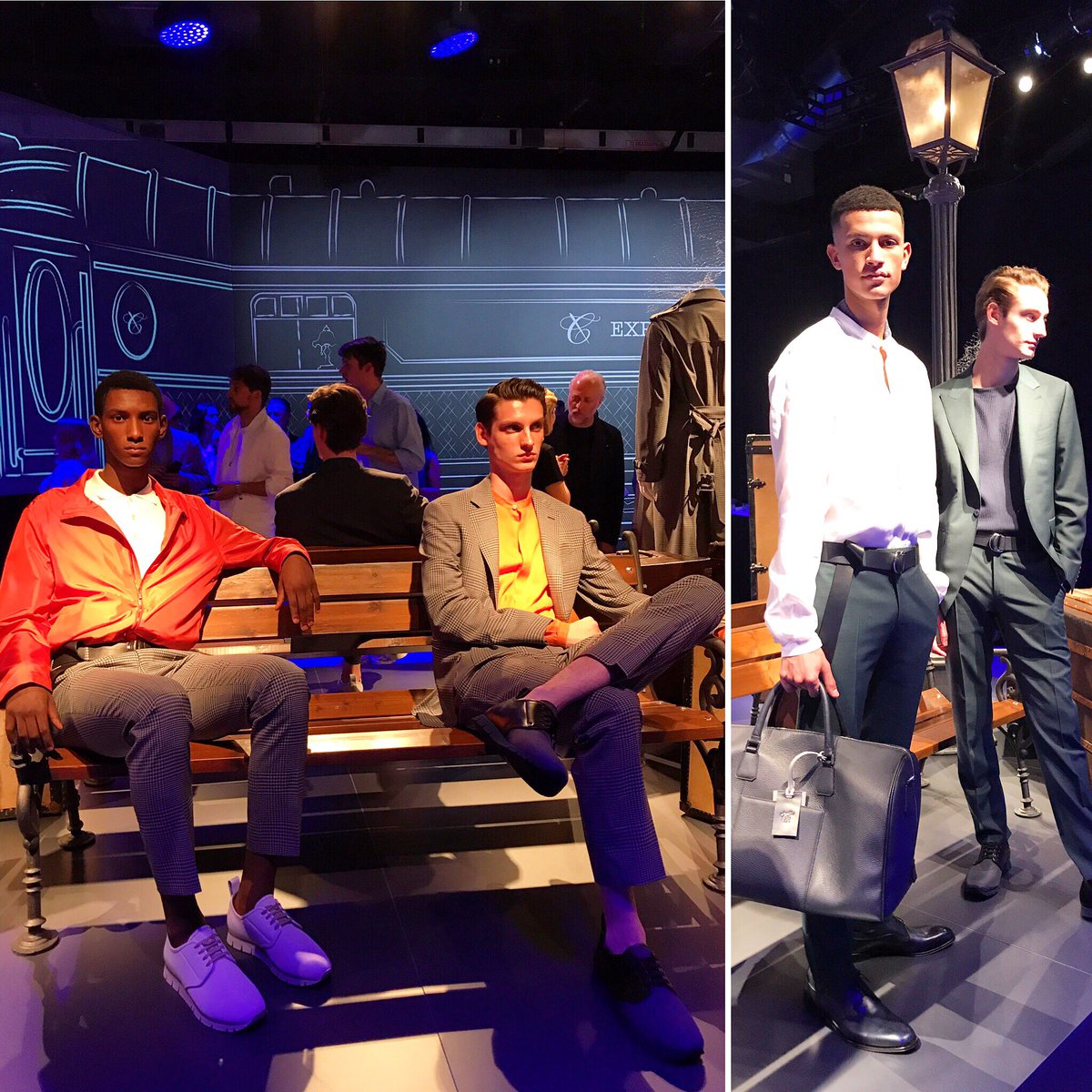 Viaggio e sobrietà performante sono i codici #mood di <a href="/Canali1934/">Canali</a> #MFW #ss18 #menstyle