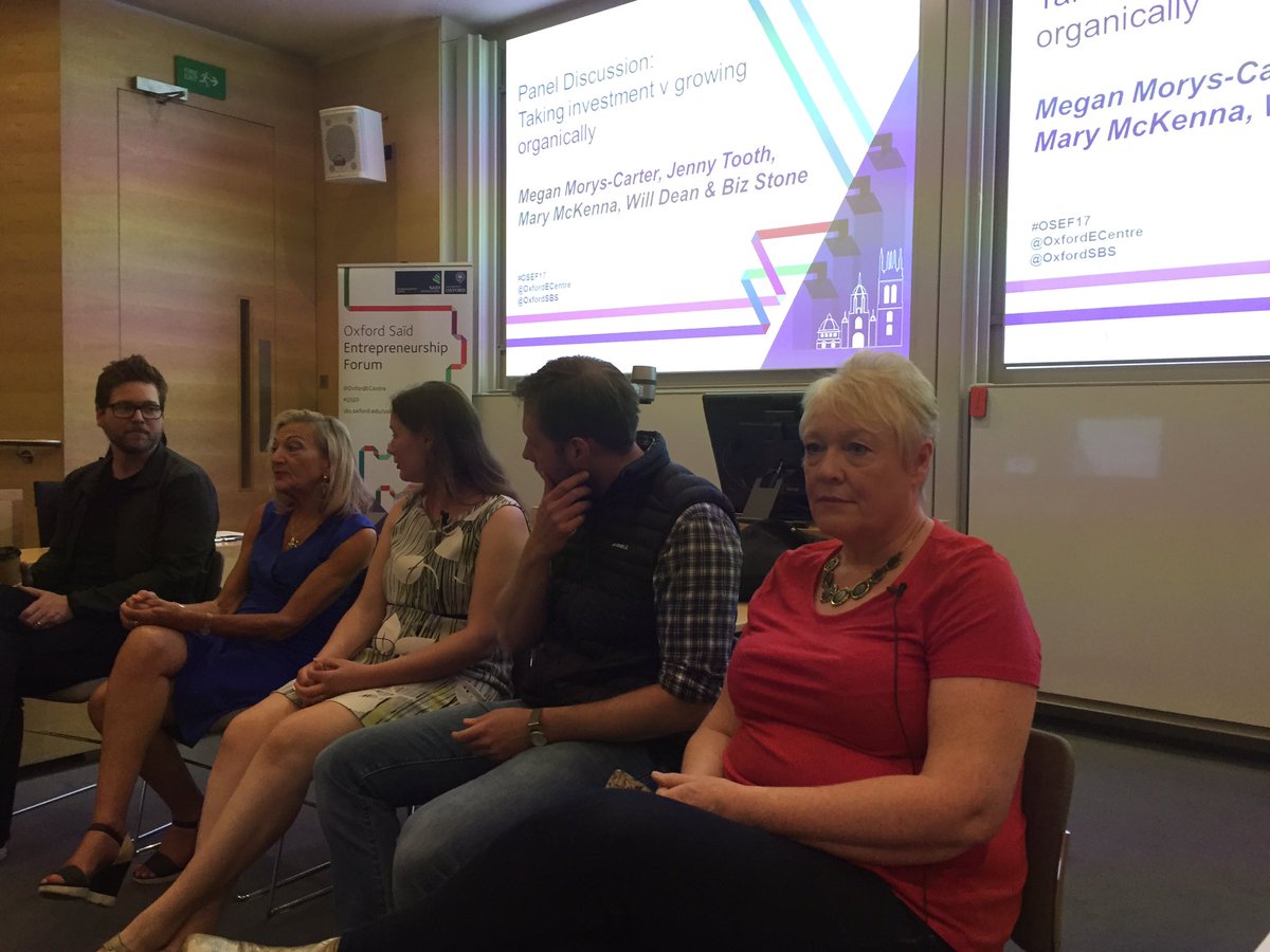 thisisjoyeeta's tweet photo. @MMaryMcKenna @meganmorys @OxfordSBS @oxfordalumni @OxfordECentre @OxLaunchpad brilliant conversation! #startup #bootstrap vs #investment https://t.co/HltVoMIr0i