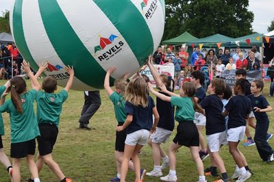 CroxleyRevels's tweet photo. #CroxleyRevels #Pushball fun and mayhem. We have a new format with 5 teams!! Great fun! Cheer them all on in the main arena on Sat 24th June https://t.co/Wi8vqPB34v