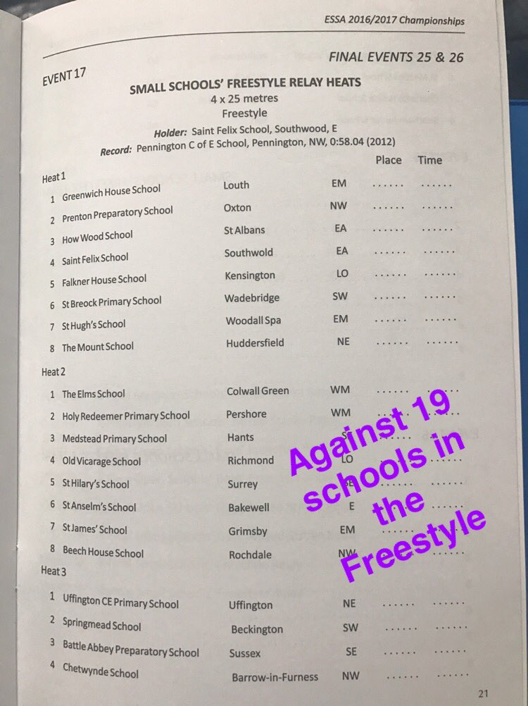 StBreockSchool's tweet photo. Bring it on!! #sheffield #heat1 #SW #stbreock #nationals #swimming https://t.co/l1fqpzPVSF