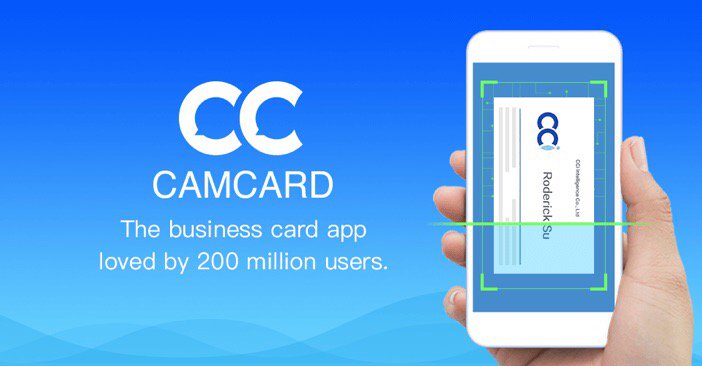 CamCard, the business card app loved by 200 million users. cc.co/16X5w0