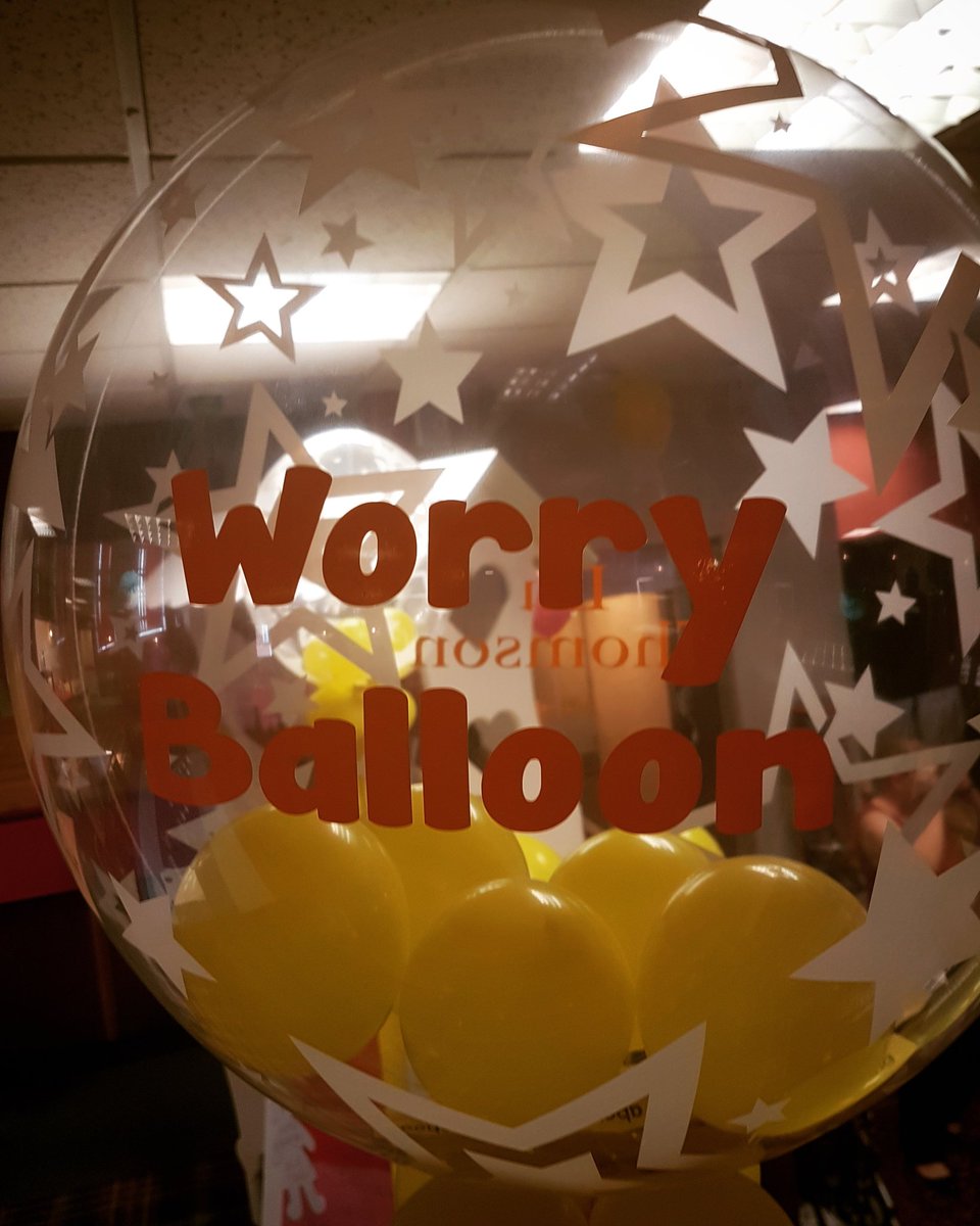 1LuThomson's tweet image. How awesome are these #theworrybox launch balloons? They have slips of paper with worries inside @CynefinRoad