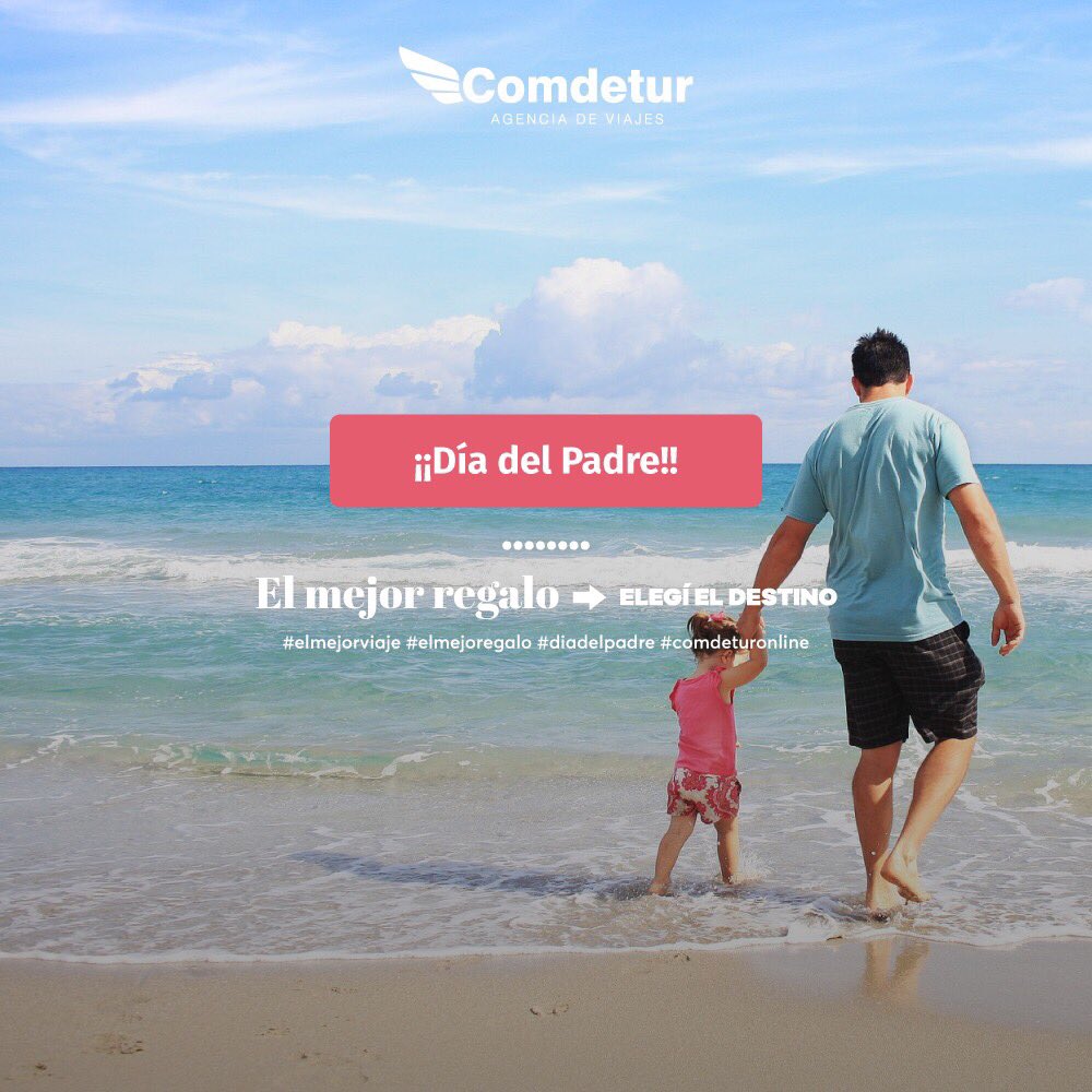 comdetur's tweet image. Papá quiere viajar! ✈️✈️⛷🏝⛱⛴ #elmejorviaje #comdeturonline 
email: consultas@comdetur.com.py
Web: www-amer.epower.amadeus.com/comdetur/