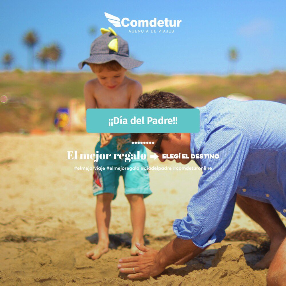 comdetur's tweet image. Papá quiere viajar! ✈️✈️⛷🏝⛱⛴ #elmejorviaje #comdeturonline 
email: consultas@comdetur.com.py
Web: www-amer.epower.amadeus.com/comdetur/