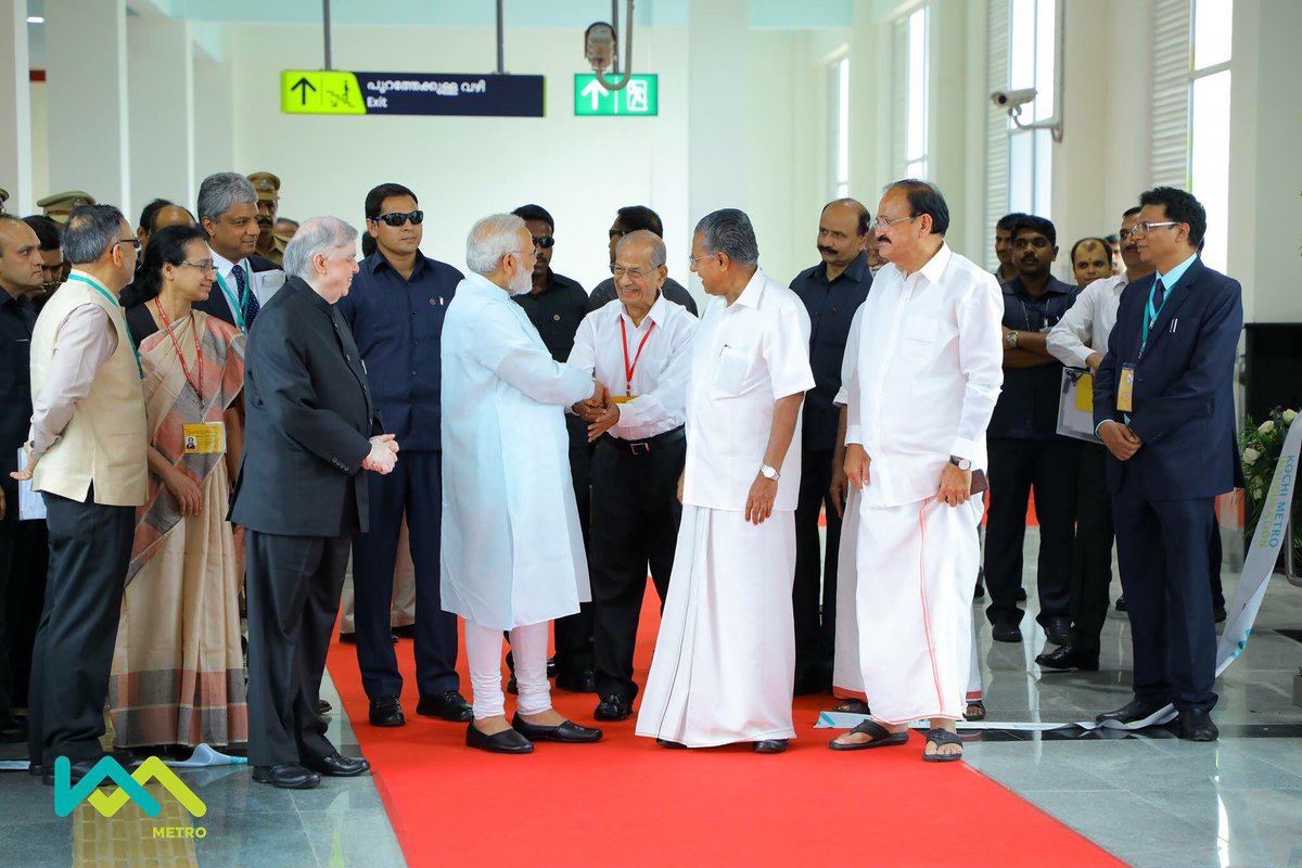 vishnudaskochan's tweet photo. #KochiMetroRail #NarendraModi #pinarayivijayan #ESreedharan #Ummanchandy Thank you for #ModifiedKerala https://t.co/1PKf4gxQAe