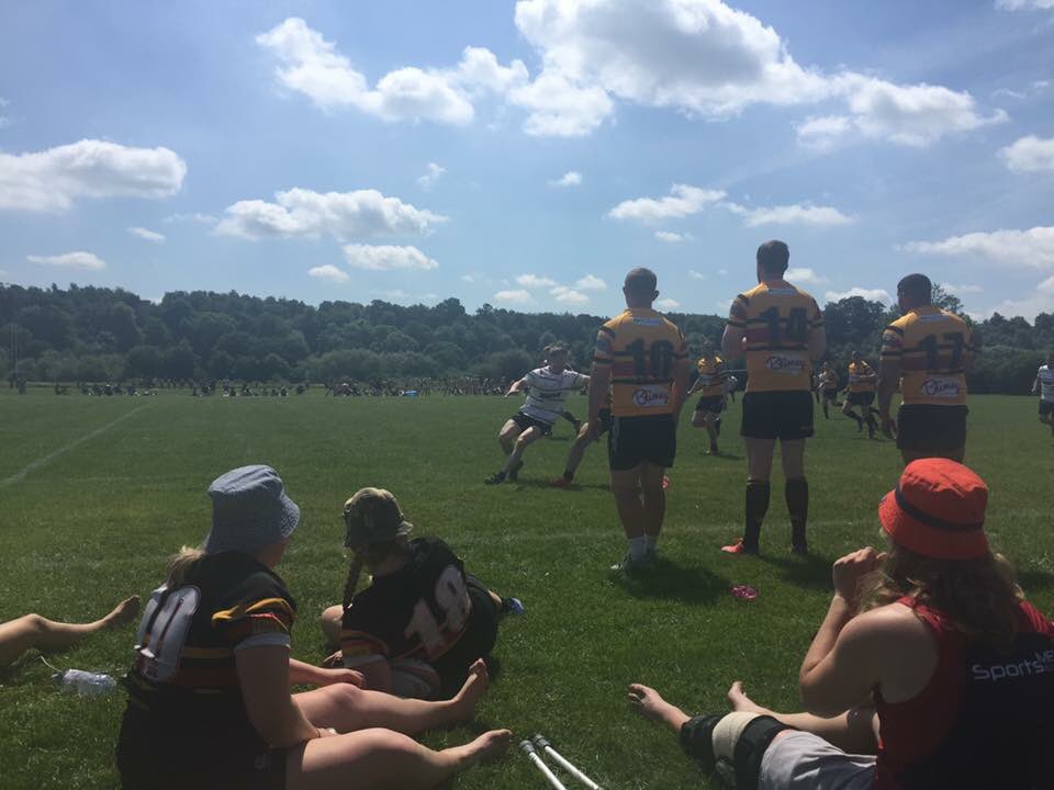 BridgyLadies's tweet image. Beautiful day for 7s! @BridgyRugby buffalos are looking as good as the sky #skysoutthighsout