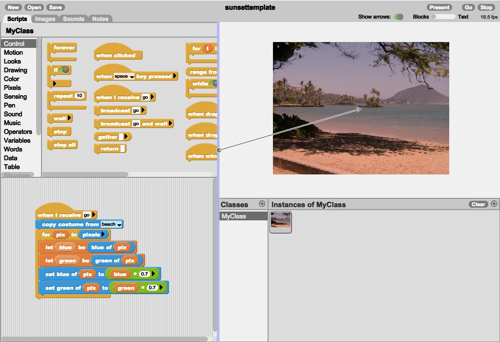 guzdial's tweet photo. Play with GP (blocks-based programming language) for Media Computation here https://t.co/ECjJuyXHcH #GP #casconf17 #casconf2017 #mediacomp https://t.co/p9tjScaf6G